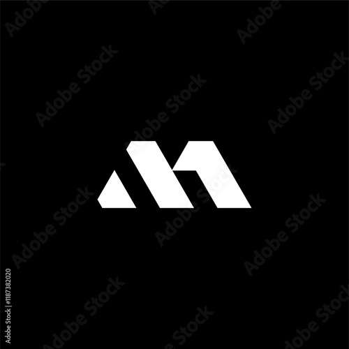 Modern Letter M1 or A1 logo concept vector icon