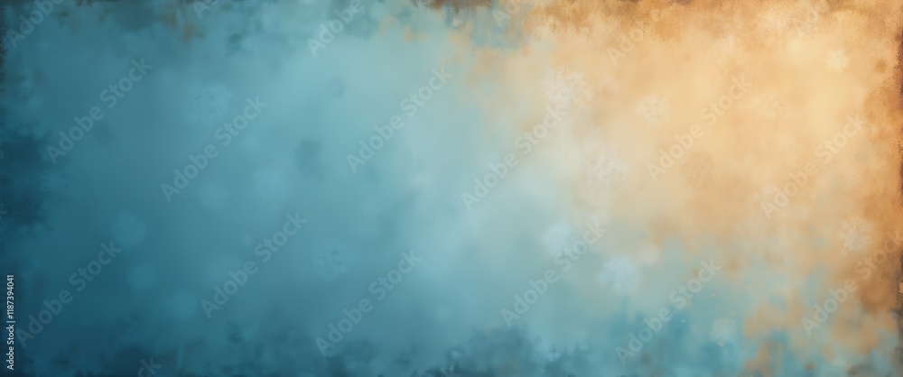Obraz premium Textured Blue and Orange Gradient Background 