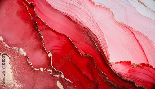 alcohol ink sea texture summary ocean artwork natural luxury style incorporates the swirls of marble or the ripples of agate very beautiful red paint photo