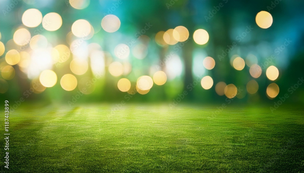Obraz premium bokeh blur green beautiful history