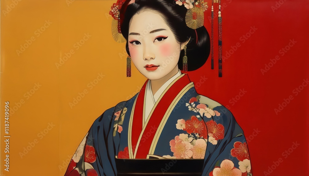 Vibrant Asian Woman Portrait in Fashion Art Painting33 A Masterpiece of Eastern Elegance and Modern Glamour Vibrant Asian Woman Portrait in Fashion Art Painting33 A Masterpiece of Eastern Elegance and Modern Glamour
