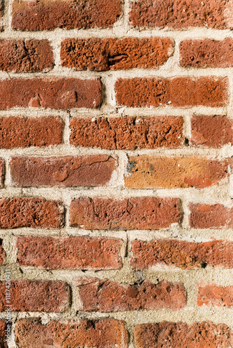 red brick wall