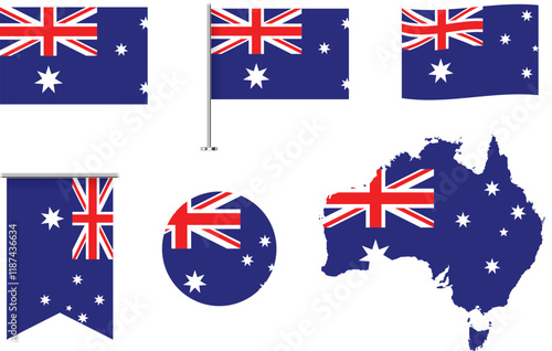 Flag Australia Vector