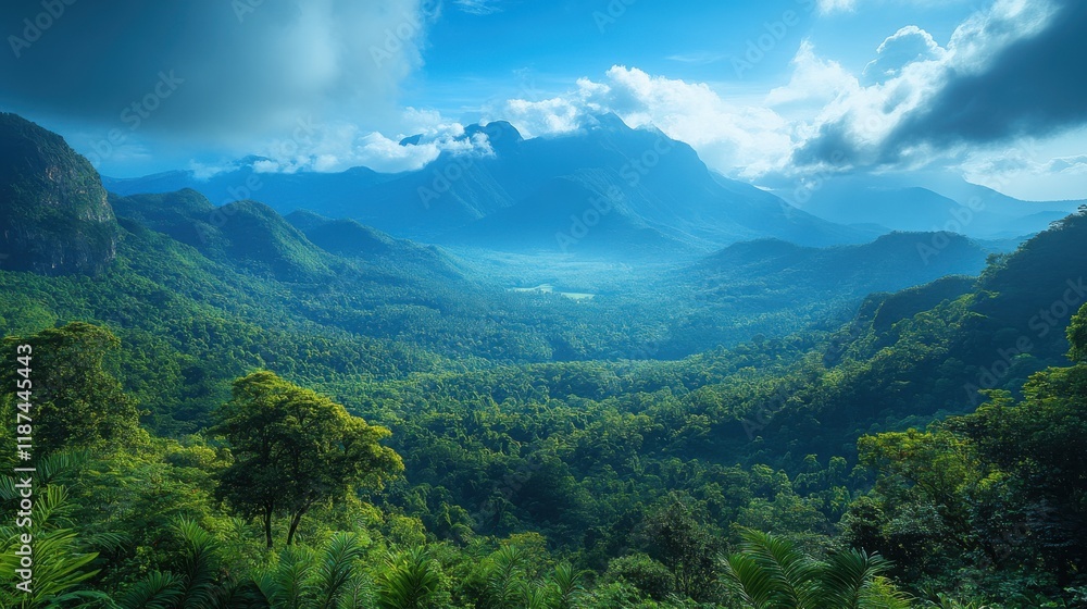 Obraz premium mountain ranges in sri lanka