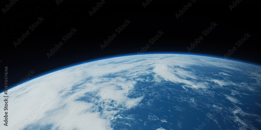 Stunning view of Earth from space showcasing the vibrant blue oceans and swirling clouds, illustrating the beauty and fragility of our planet in the vast universe. Stunning view of Earth from space showcasing the vibrant blue oceans and swirling clouds, illustrating the beauty and fragility of our planet in the vast universe.