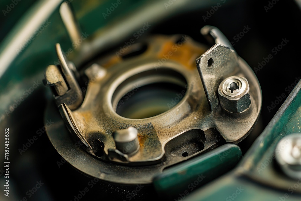 custom made wallpaper toronto digitalClose-up view of a metal object on a table, suitable for use in industrial or commercial settings