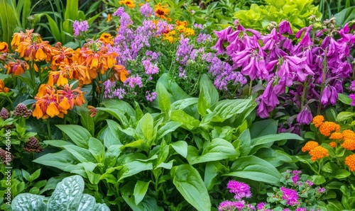 Wallpaper Mural Beautiful Comfrey symphytum grandiflorum flowers in a garden, vibrant colors and lush foliage, comfrey, garden, spring Torontodigital.ca