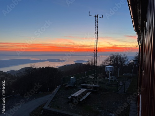 Zavizan Mountain Lodge or mountain hut Zavižan - Northern Velebit National Park, Croatia or die Berghütte Zavizan (Planinarski dom Zavižan - Nacionalni park Sjeverni Velebit, Hrvatska) photo