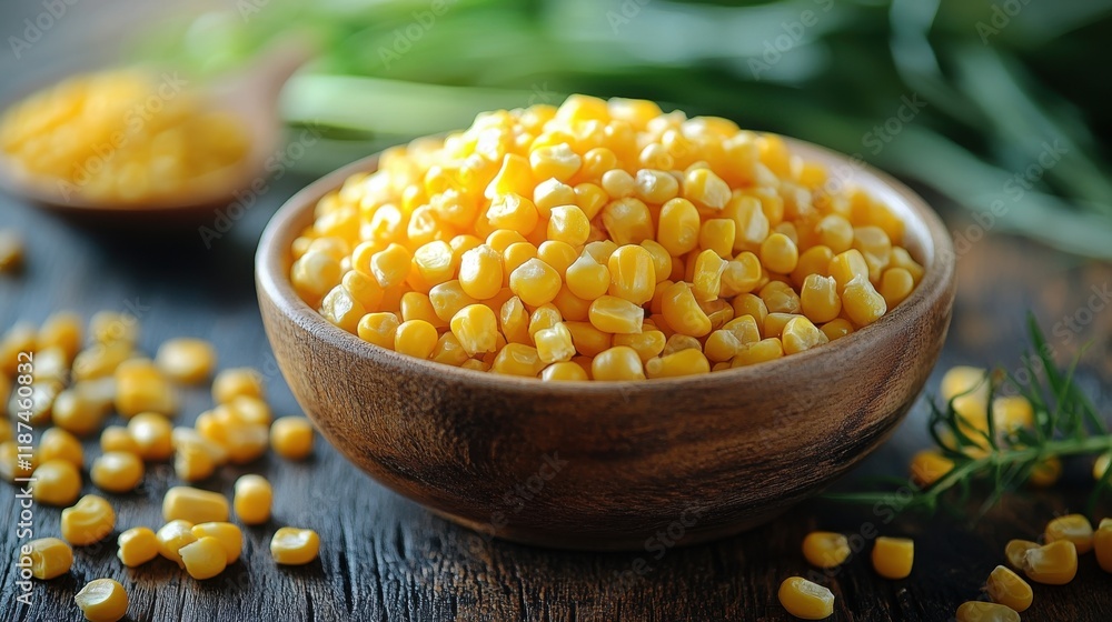 white bowl with yellow corn kernels isolated on transparent background white bowl with yellow corn kernels isolated on transparent background