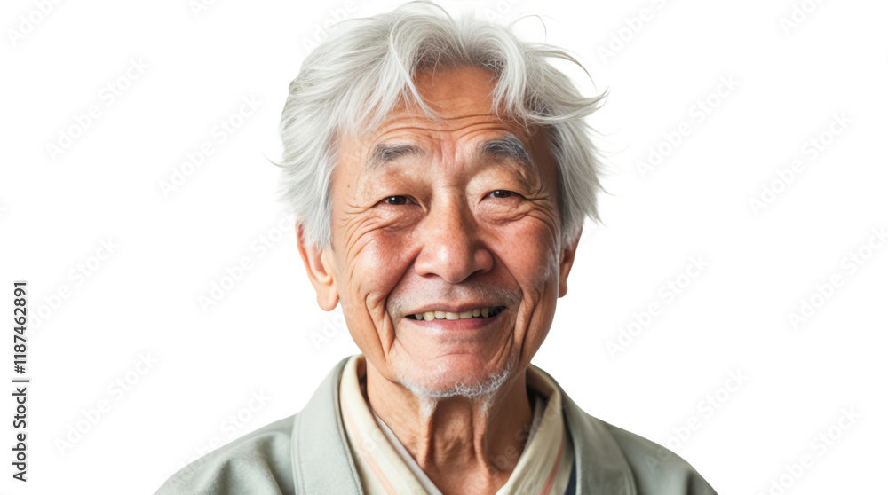 Portrait of an Elderly South Asian Man with Neat, Short Hair, Wearing a Traditional Shirt and Exuding Wisdom and Calm Portrait of an Elderly South Asian Man with Neat, Short Hair, Wearing a Traditional Shirt and Exuding Wisdom and Calm