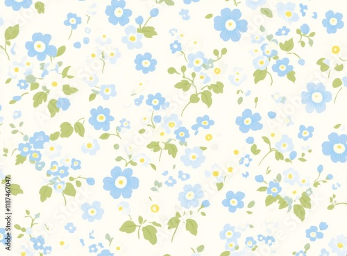 Floral seamless pattern for modern interior decoration, wrapping paper, graphic design, and textiles