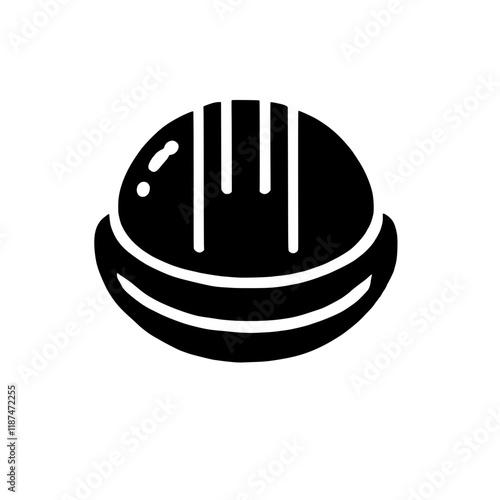 Sweet Treat Icon: Delicious Chocolate Candy Vector Graphic 