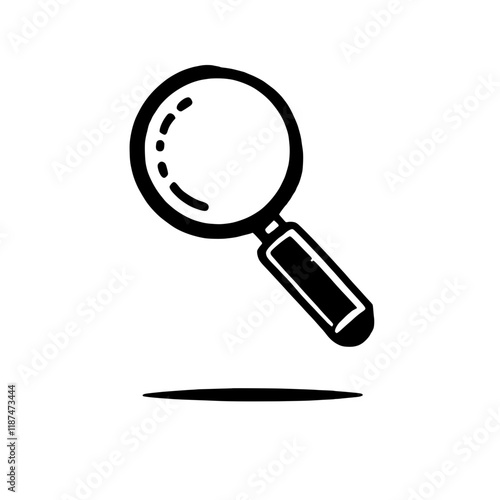 Magnifying Glass Doodle Icon 