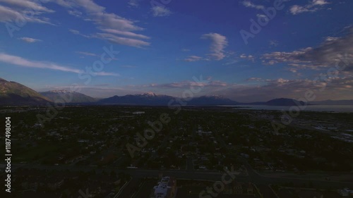 lago en las montañas de utah,ee,uu