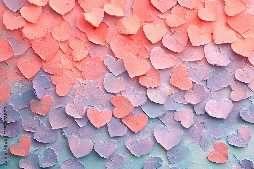 Artistic Compositions of Glossy and Matte Hearts Patterns & Textures in Minimalist Designs Artistic Compositions of Glossy and Matte Hearts Patterns & Textures in Minimalist Designs
