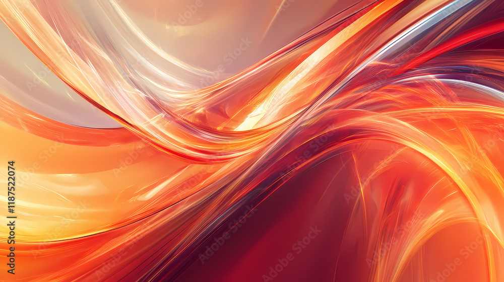 Abstract background featuring slender red curved lines and a dynamic energy theme. Brightshade. Illustration Abstract background featuring slender red curved lines and a dynamic energy theme. Brightshade. Illustration