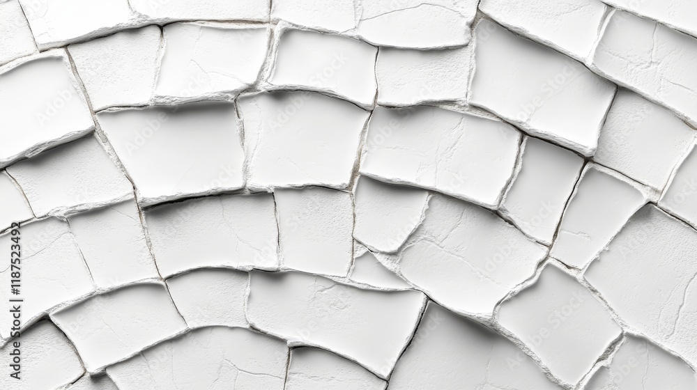 A minimalist wallpaper adorned with a seamless geometric design of white stones A minimalist wallpaper adorned with a seamless geometric design of white stones