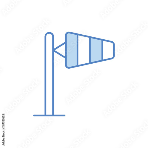Windsock  vector icon