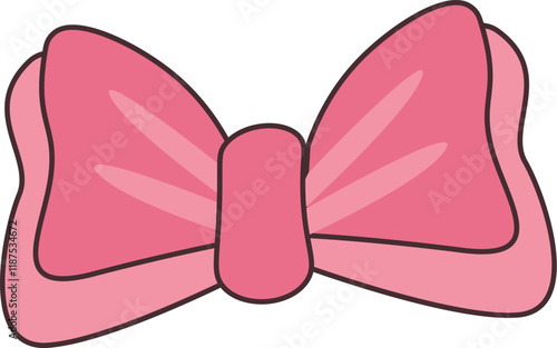 Handdrawn Ribbon Bow