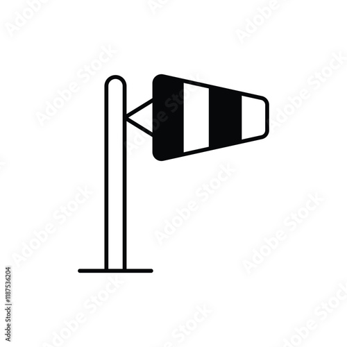 Windsock  vector icon