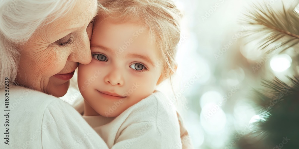 A touching moment between a grandmother and her granddaughter captures the warmth of familial love and the bond shared across generations in a heartfelt embrace. A touching moment between a grandmother and her granddaughter captures the warmth of familial love and the bond shared across generations in a heartfelt embrace.