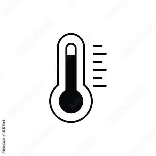 High Temperature vector icon