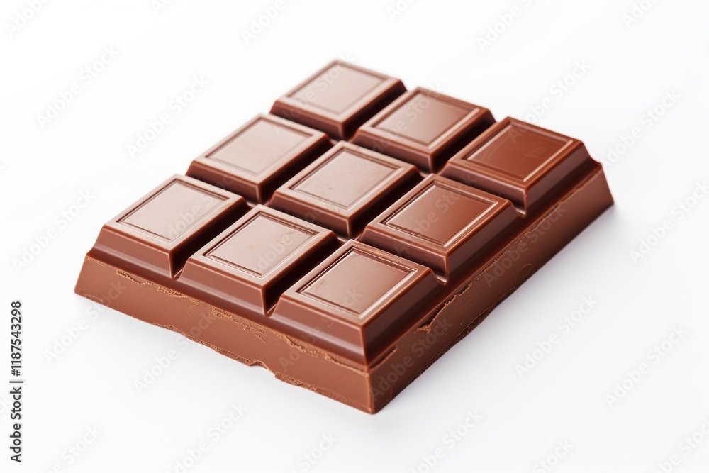 Deliciously smooth chocolate bar featuring rich cocoa squares ready to satisfy any sweet tooth Deliciously smooth chocolate bar featuring rich cocoa squares ready to satisfy any sweet tooth
