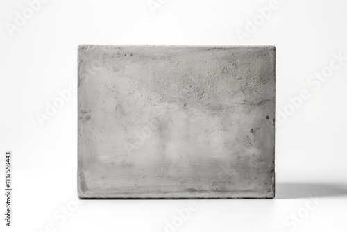 Modern concrete slab on a clean surface showcasing minimalist design principles and industrial aesthetic with subtle texture