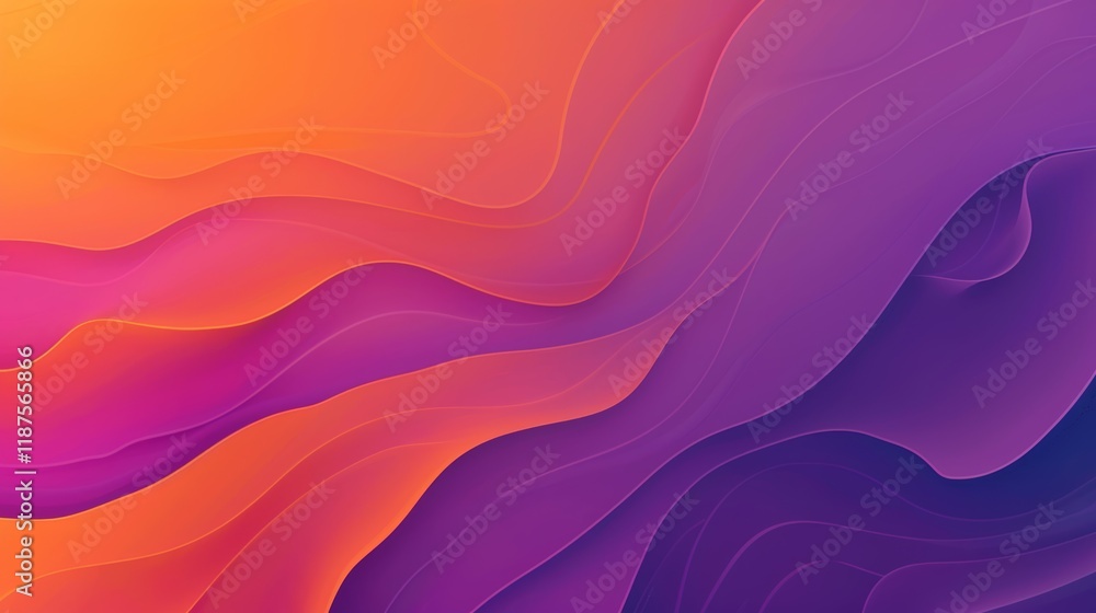 Fototapeta premium Abstract Orange Purple Gradient Wallpaper