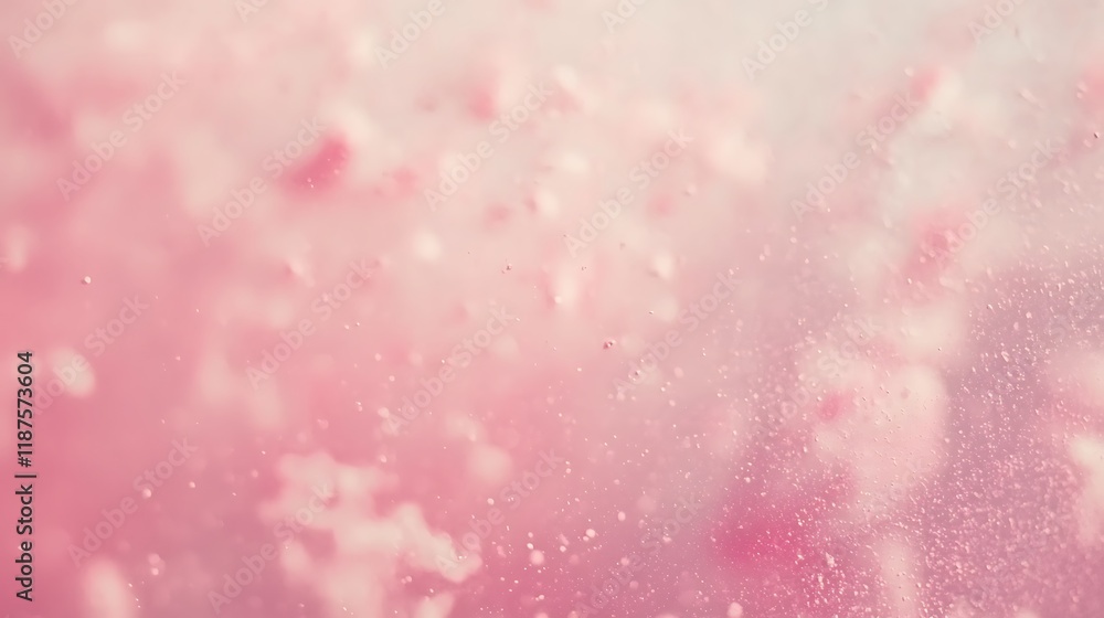 Fototapeta premium Abstract Pink Background with Sparkling Particles