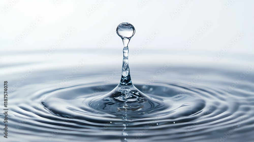 White background featuring water droplets. concept water droplets, white background photoshoot. Dewfall. Illustration White background featuring water droplets. concept water droplets, white background photoshoot. Dewfall. Illustration