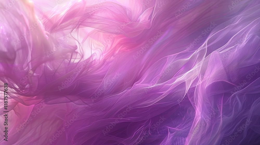 Fototapeta premium Abstract Purple Swirling Fabric Texture