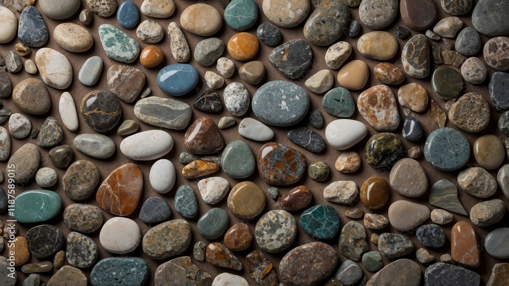 top down view of smooth stones on white background
top down view of smooth stones on white background