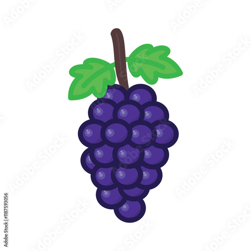 grape icon vector design template elegant style 3