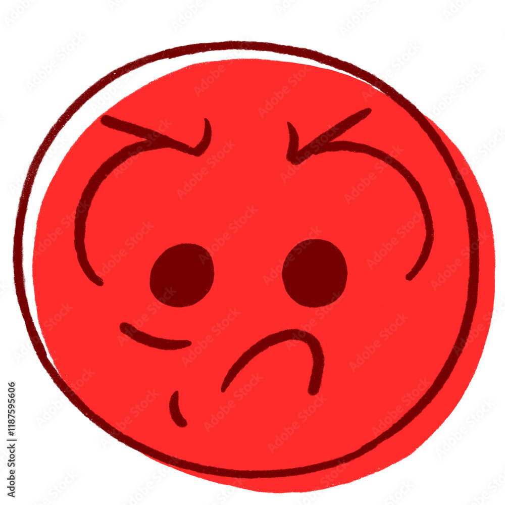 Obraz premium Angry Emoticons