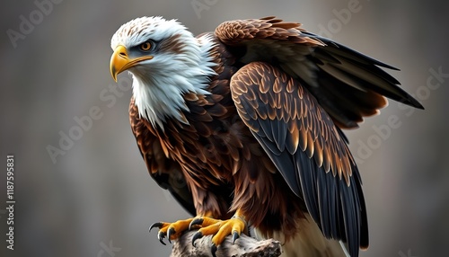eagle, full-body portrait of an eagle