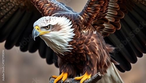 eagle, full-body portrait of an eagle