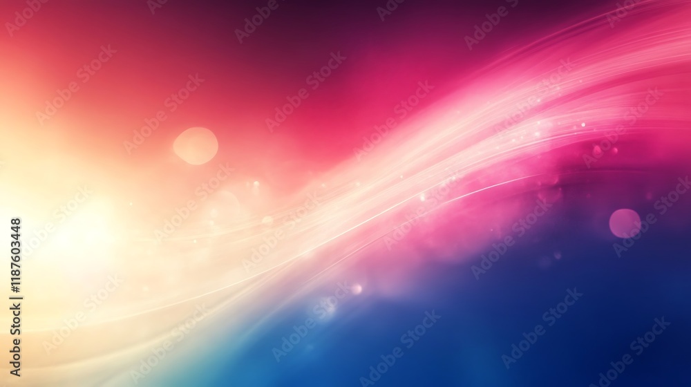 Fototapeta premium Abstract Colorful Swirling Lines Background Design