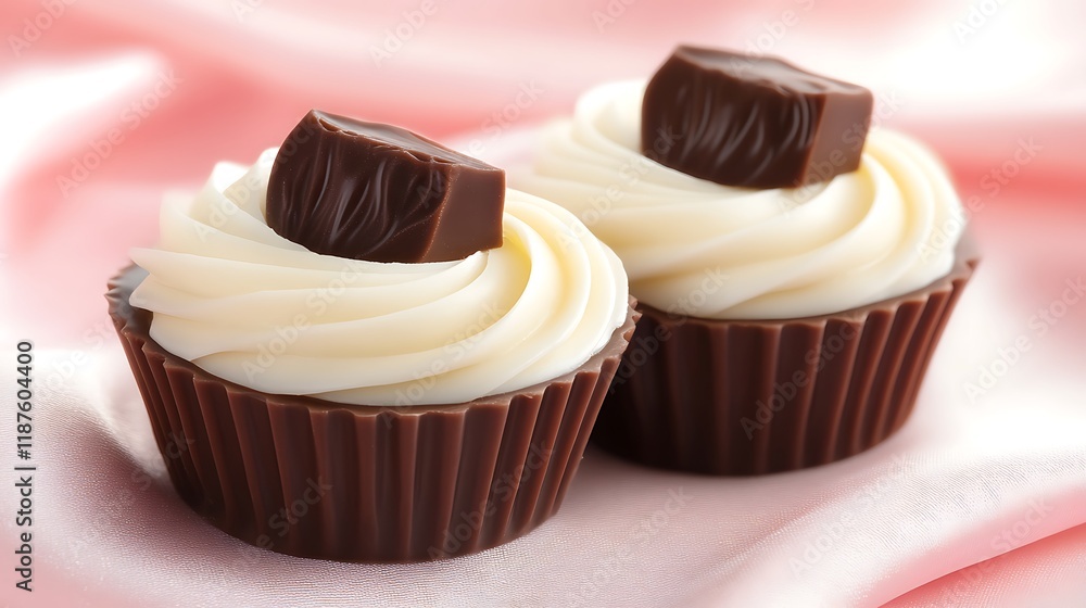Delicious Chocolate Cupcakes with Creamy Frosting Delicious Chocolate Cupcakes with Creamy Frosting