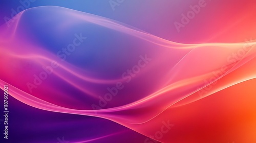 Wallpaper Mural Abstract Colorful Waves Flowing Gradient Design Torontodigital.ca