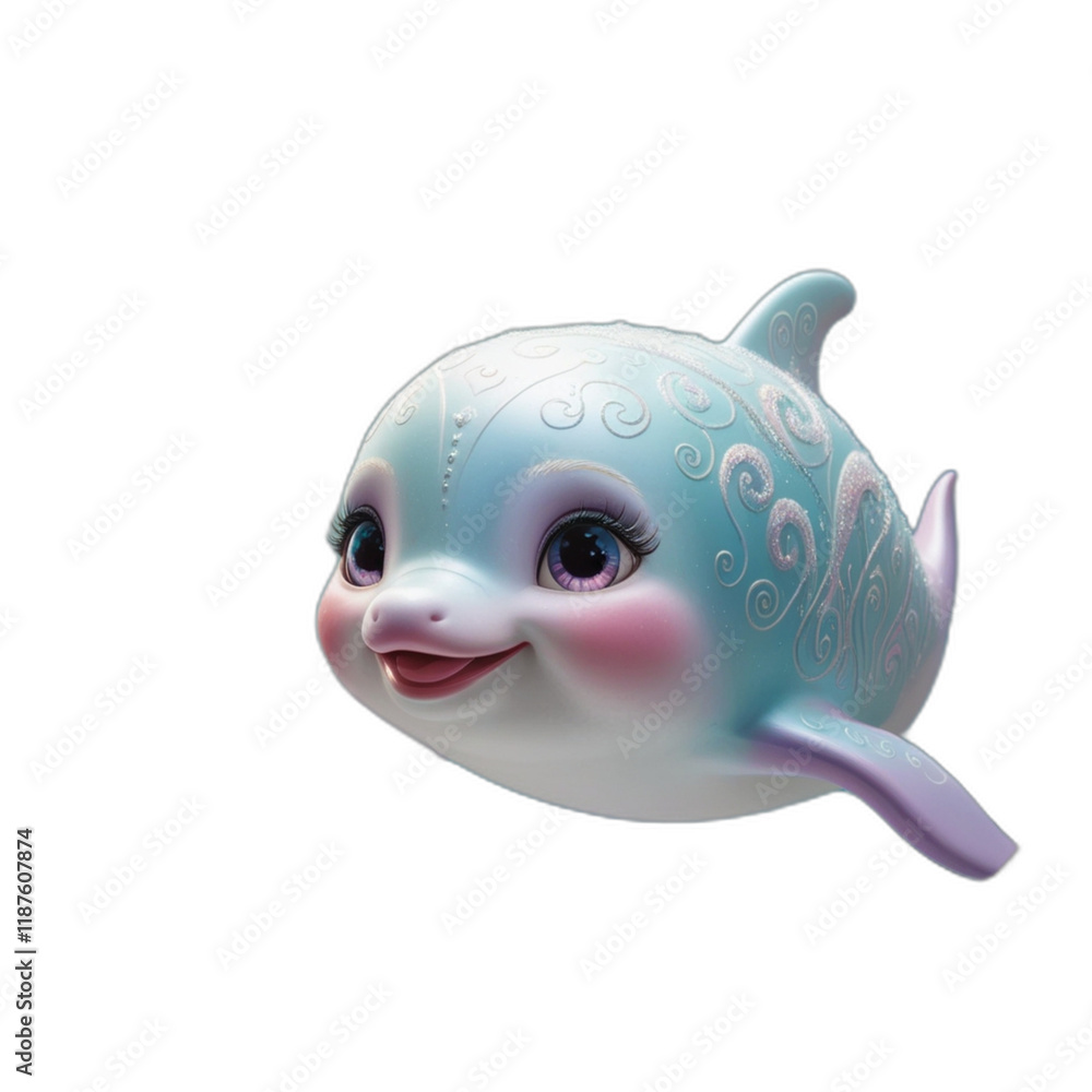 3d blue fish 3d blue fish