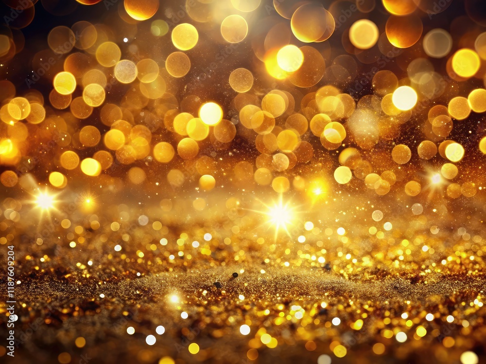 Gold Bokeh Background, Abstract Art, AI Photo, Elegant Design Gold Bokeh Background, Abstract Art, AI Photo, Elegant Design