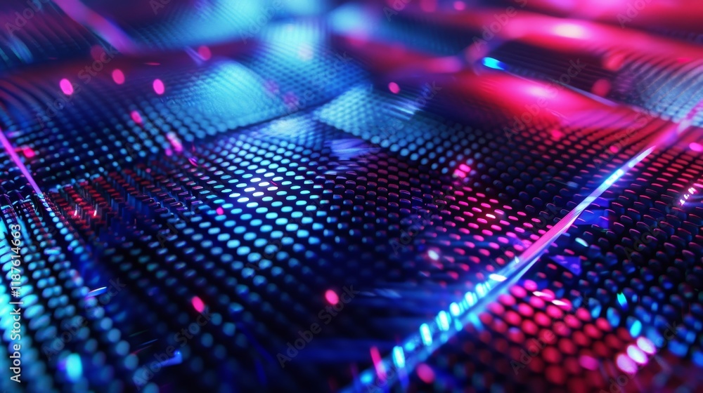 Abstract Neon Grid Wallpaper Abstract Neon Grid Wallpaper