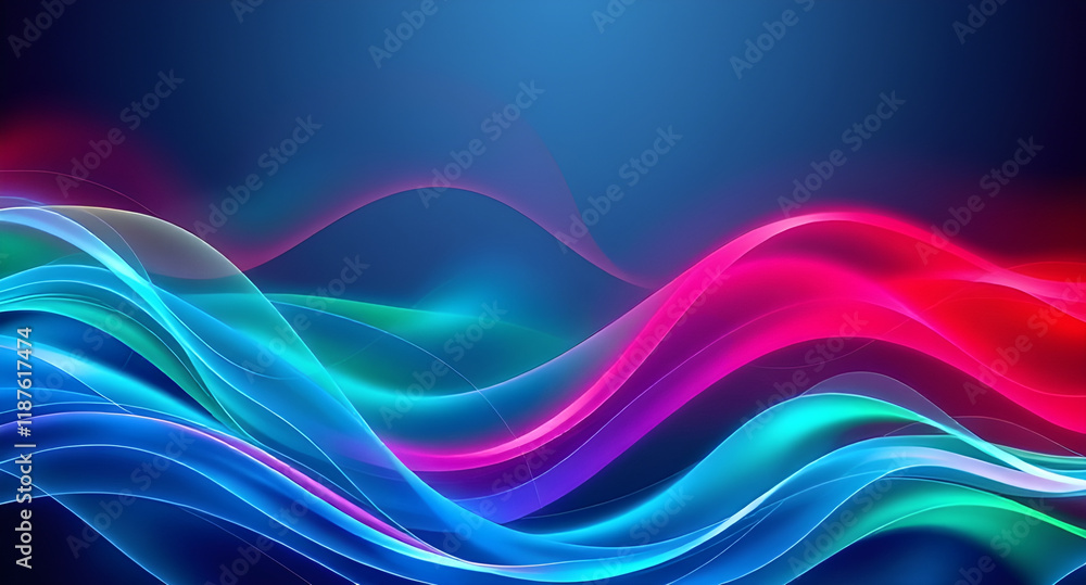 Naklejka premium ''colorful background'', ''modern background'' soft swirl waves background illustration,, ''background illustration''