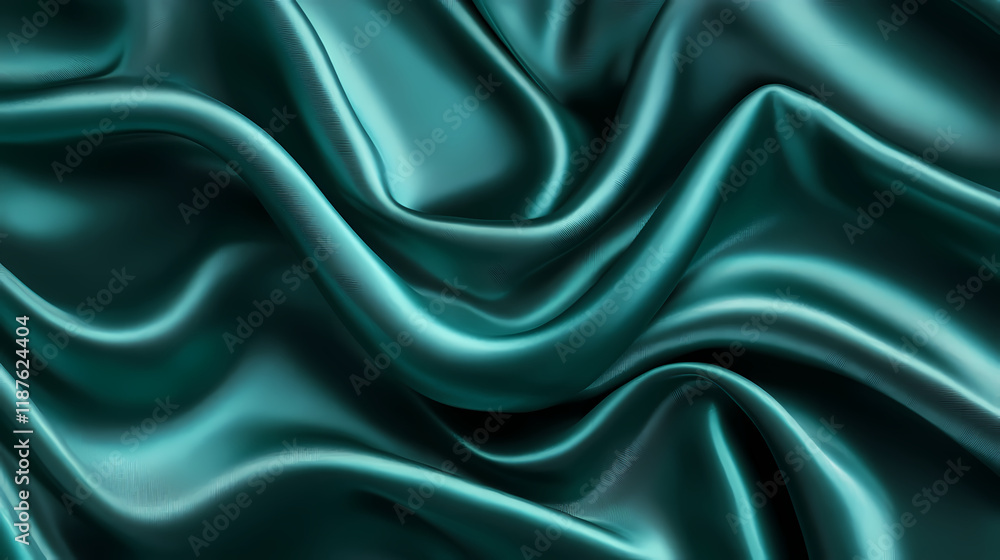 Obraz premium black dark teal background