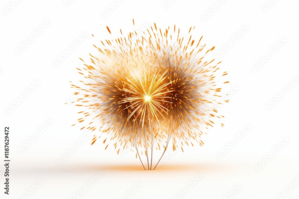 Bright golden sparkler creates a dazzling display of light and patterns during a festive celebration at night Bright golden sparkler creates a dazzling display of light and patterns during a festive celebration at night