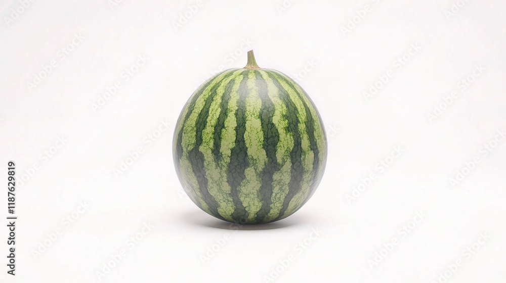 Watermelon: Capturing a refreshing fruit of summertime, this photo showcases the natural beauty and texture of a ripe watermelon. Watermelon: Capturing a refreshing fruit of summertime, this photo showcases the natural beauty and texture of a ripe watermelon.