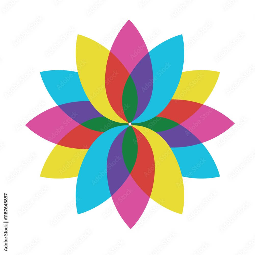 Fototapeta premium flower cymk.eps