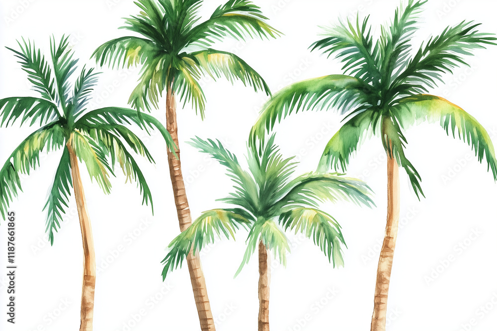 palm tree isolated on white background palm tree isolated on white background