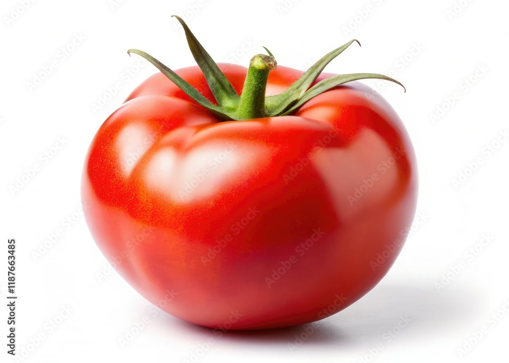 Panoramic Tomato, Isolated, Clipping Path, Red, Fresh Panoramic Tomato, Isolated, Clipping Path, Red, Fresh